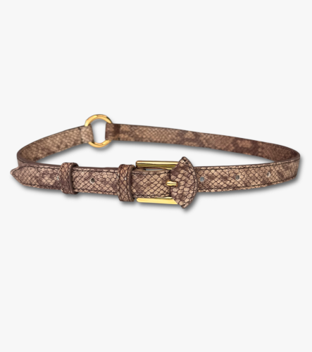 Scarlet opasek s hadím motivem - Barva: červená hadí