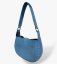 Umbra perforation Hobo bag - Barva: modrá zrnitá