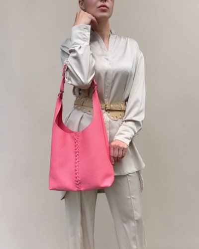 Hobo bag Flamingo Pink