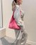 Hobo bag Flamingo Pink