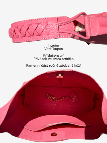 Hobo bag Flamingo Pink