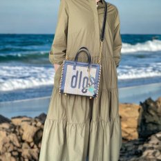 Tote DLG silver/gold