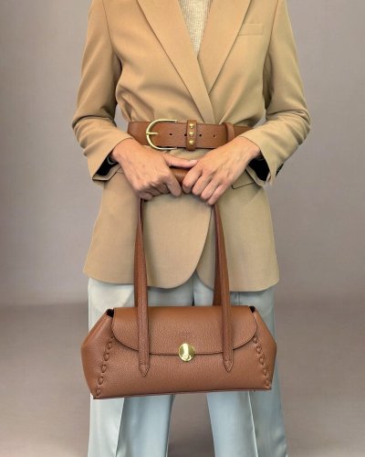 Baguette bag - Barva: koňaková zrnitá