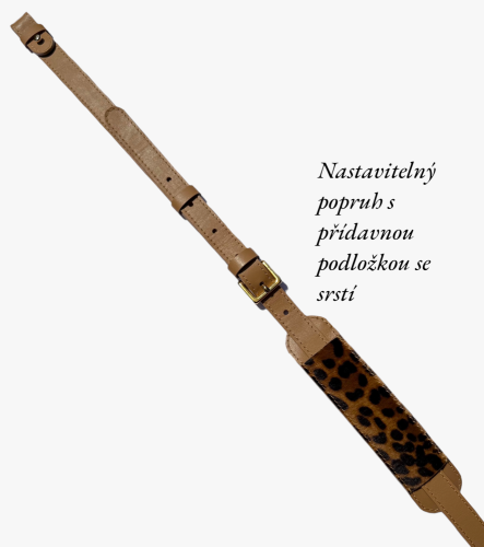 Lou Manon mini leopard / kapučíno