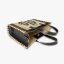 Tote DLG silver/gold