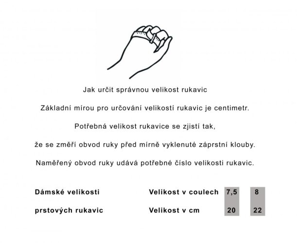Kožené rukavice  / kohoutí stopa