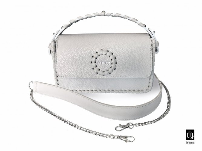 KABELKA - IconicCircle grey crossbody - Barva: červená - zrnitá