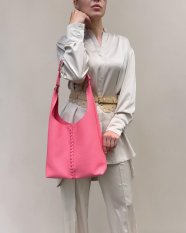 Hobo bag Flamingo Pink