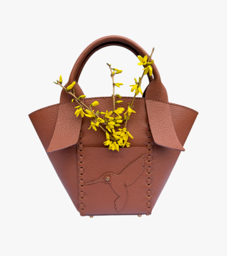 Tote Bella s kolibříkem - Barva: koňaková zrnitá