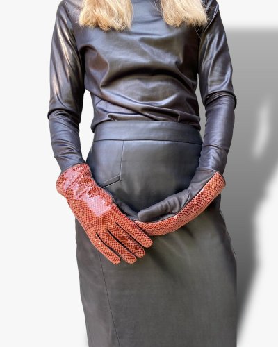 Kožené rukavice Snake