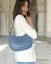 Umbra perforation Hobo bag - Barva: modrá zrnitá