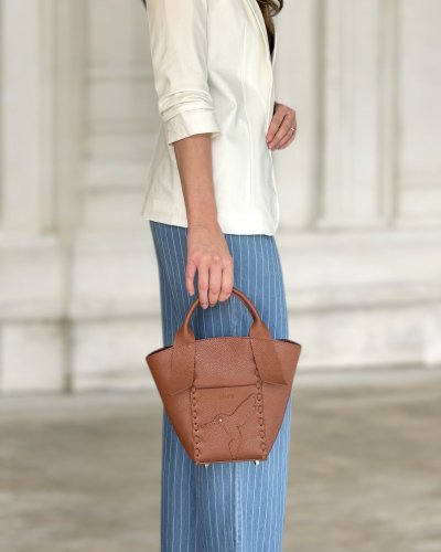 Tote Bella s kolibříkem - Barva: koňaková zrnitá