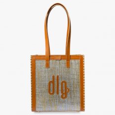 Tote Large DLG silver/gold